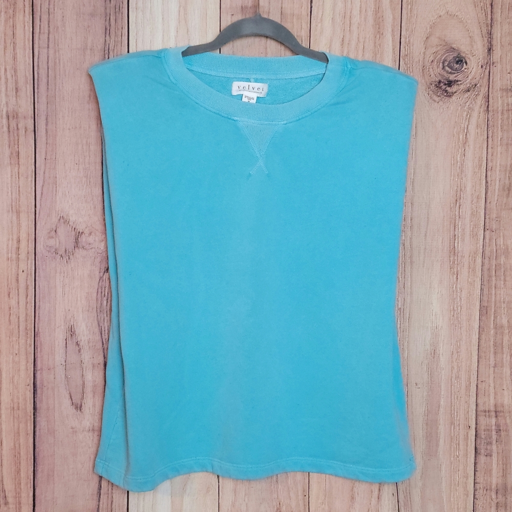 NWT Velvet Anthropologie Aqua Muscle Tank - Picture 5 of 13